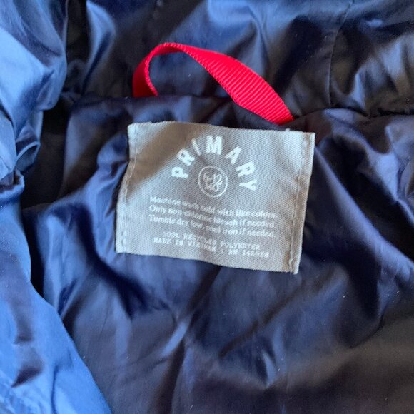 PRIMARY BABY LIGHTWEIGHT PUFFER RAINBOW ZIPPED SUIT JACKET SIZE 6-12 MO - Picture 12 of 14